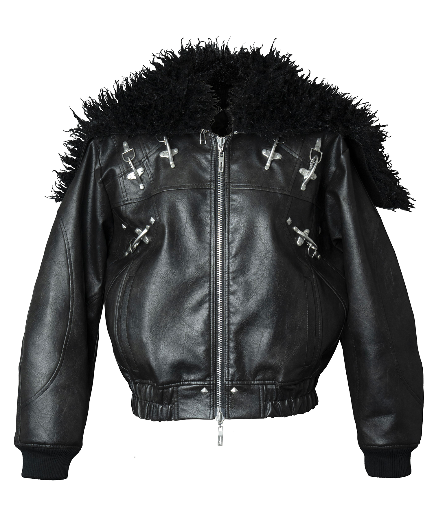 G2B'' GRIM 2WAY BOMBER LEATHER JACKET – Type Shade G2B'' GRIM 2WAY BOMBER LEATHER JACKET – Type Shade
