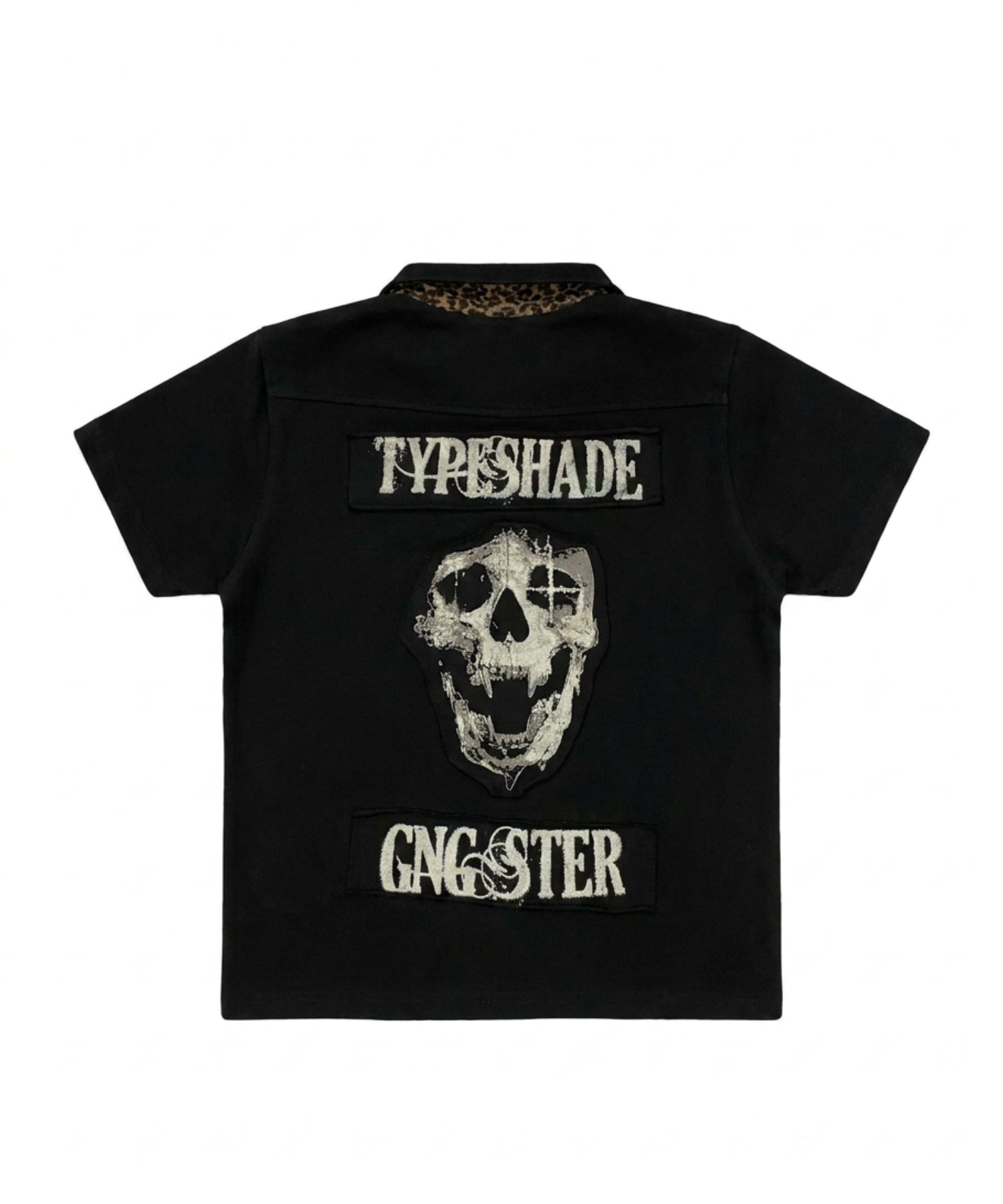 プ*山様 TYPESHADE GNGSTER ファーポロシャツ ブラック TYPE GNGSTER FUR POLO SHIRT(black) – Type Shade